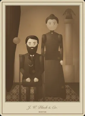 Patrick and Bridget Halloran, Boston, about 1885 — with Patrick Halloran and Bridget Halloran