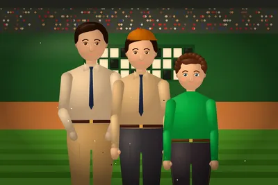 Fenway with Dad, summer of '67. The Impossible Dream year — with Joseph Halloran, Thomas Joseph Halloran and Michael Halloran