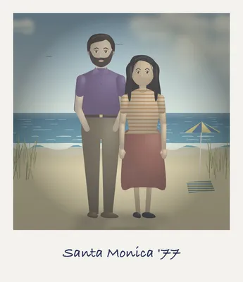 Santa Monica, the day after I proposed. Summer 1977 — with Thomas Joseph Halloran and Susan Halloran