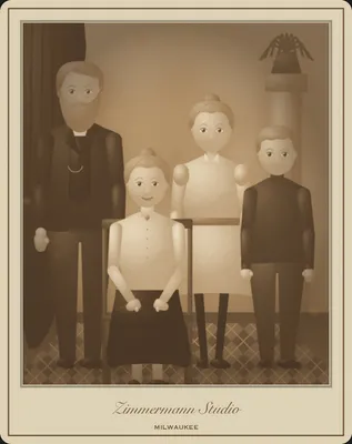 The Webers, Milwaukee 1905 — with Heinrich Weber, Margarethe Weber and Anna Halloran