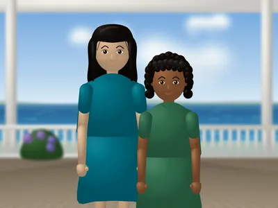 Sophie Chen-Halloran and Ava Okafor, 2019
