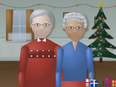 Mom & Dad — with Joseph Halloran and Eleanor Halloran