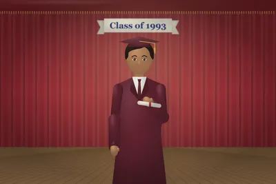Marco's high school graduation — with Marco Delgado