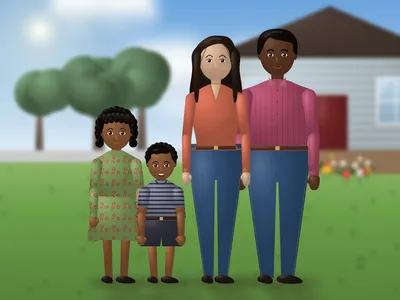 Ava Okafor, Leo Okafor, Emily Grace Okafor and James Okafor, 2017